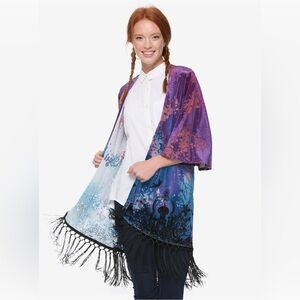 NWT Disney Aladdin Night Sky Kimono Cardigan Shawl From BoxLunch Size L